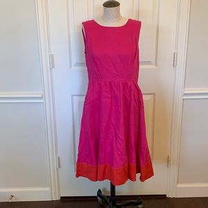 Lafayette 148 New York Fit & Flare Linen Dress